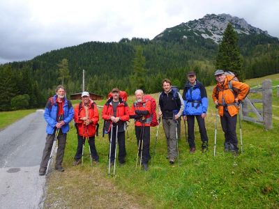 016-Die Bergwanderer in der Nähe von Filzmoos